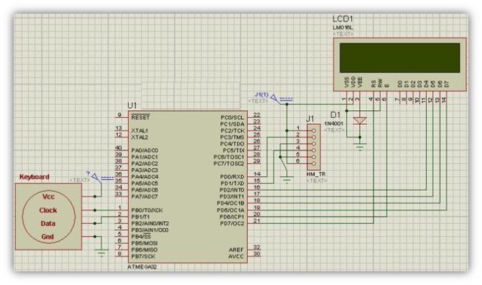 پروژه تایپ دو طرفه بی سیم با AVR و ماژول HM-TR