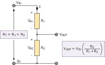 مدار سری تقسیم کننده ولتاژ