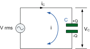 مدار خازنی AC