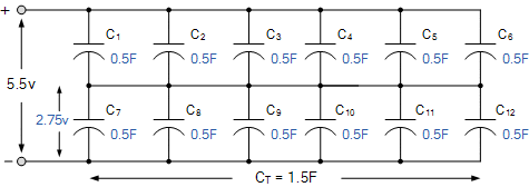 آرایه ابر خازن ۶×۲