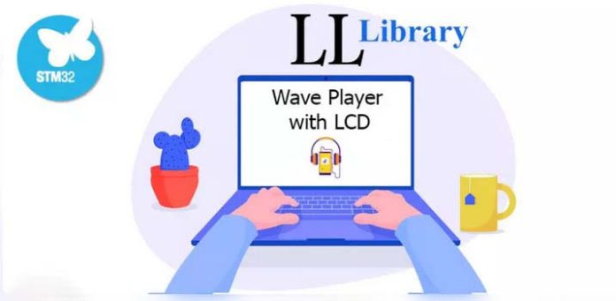 آموزش STM32 با توابع LL قسمت سی‌ و چهارم: رابط گرافیکی برای wave player